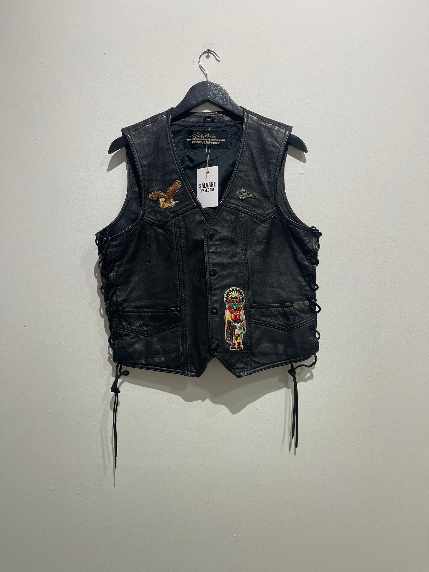 Harley Davidson leather vest  