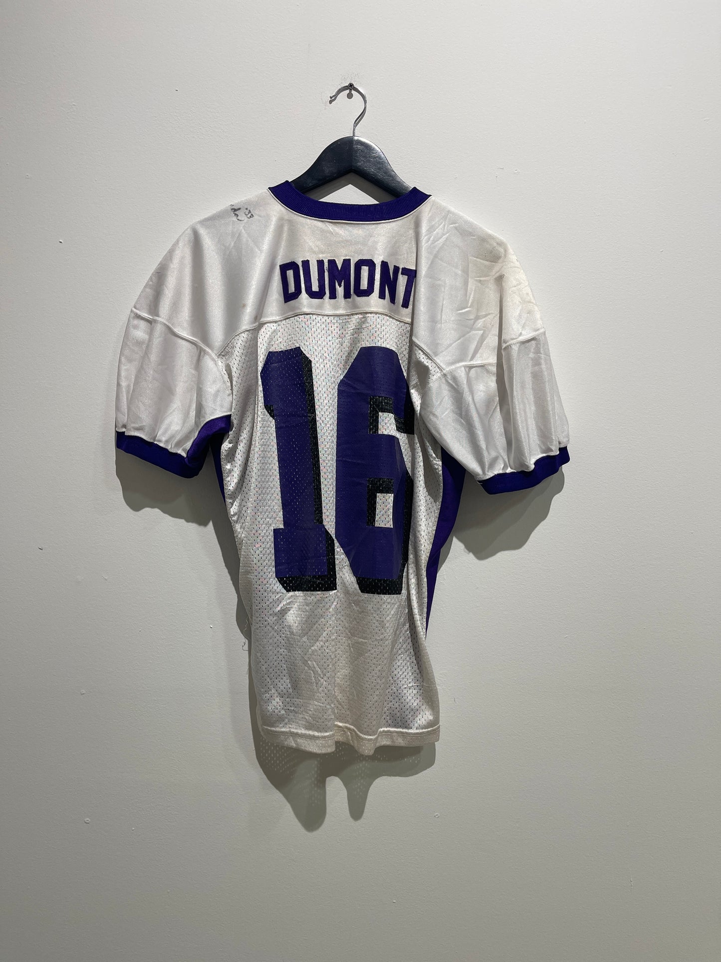 Purple and white jersey ￼